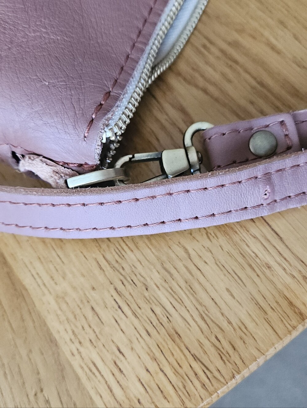 Portland Leather Poppy Purse In Sunkissed. - Picture 8 of 12